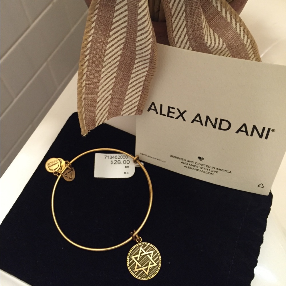 Alex and Ani Star of David Bangle